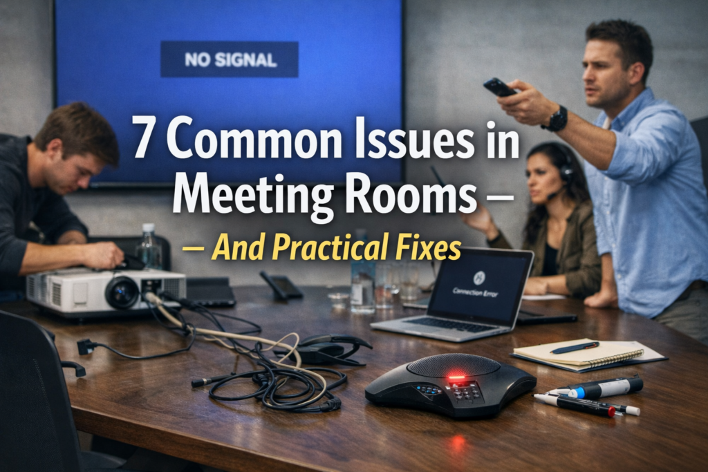 Why Your Video Conferencing System Isn’t Working Properly And How to Fix It