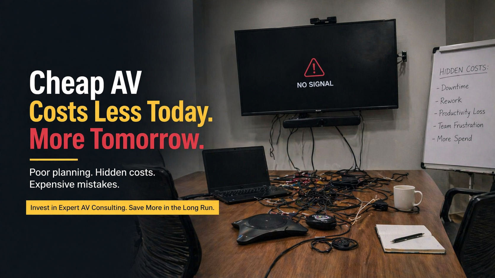 Why Cheap AV Installations Cost More Without Expert Consulting