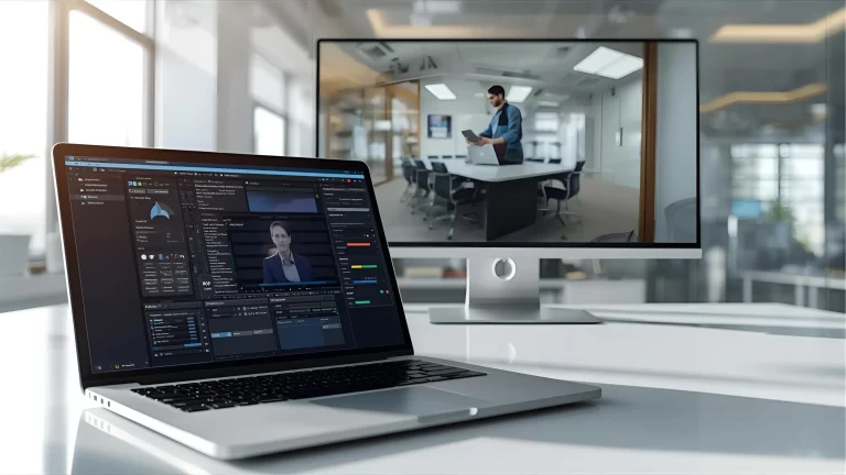 Remote access screen for AV configuration and troubleshooting